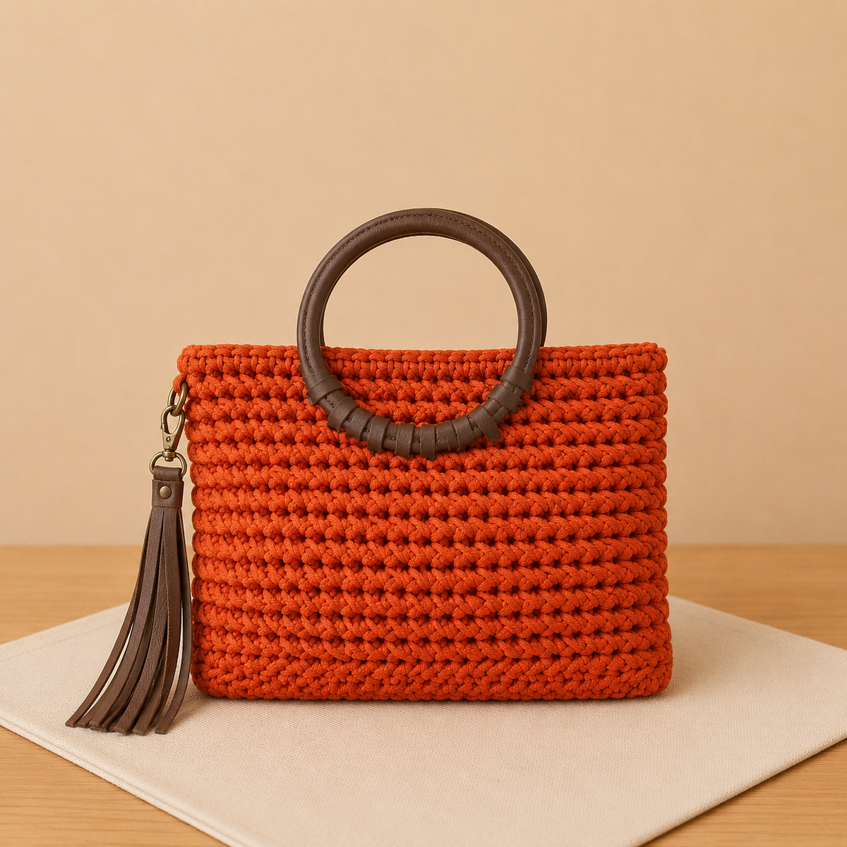 Sunset Crochet Bag