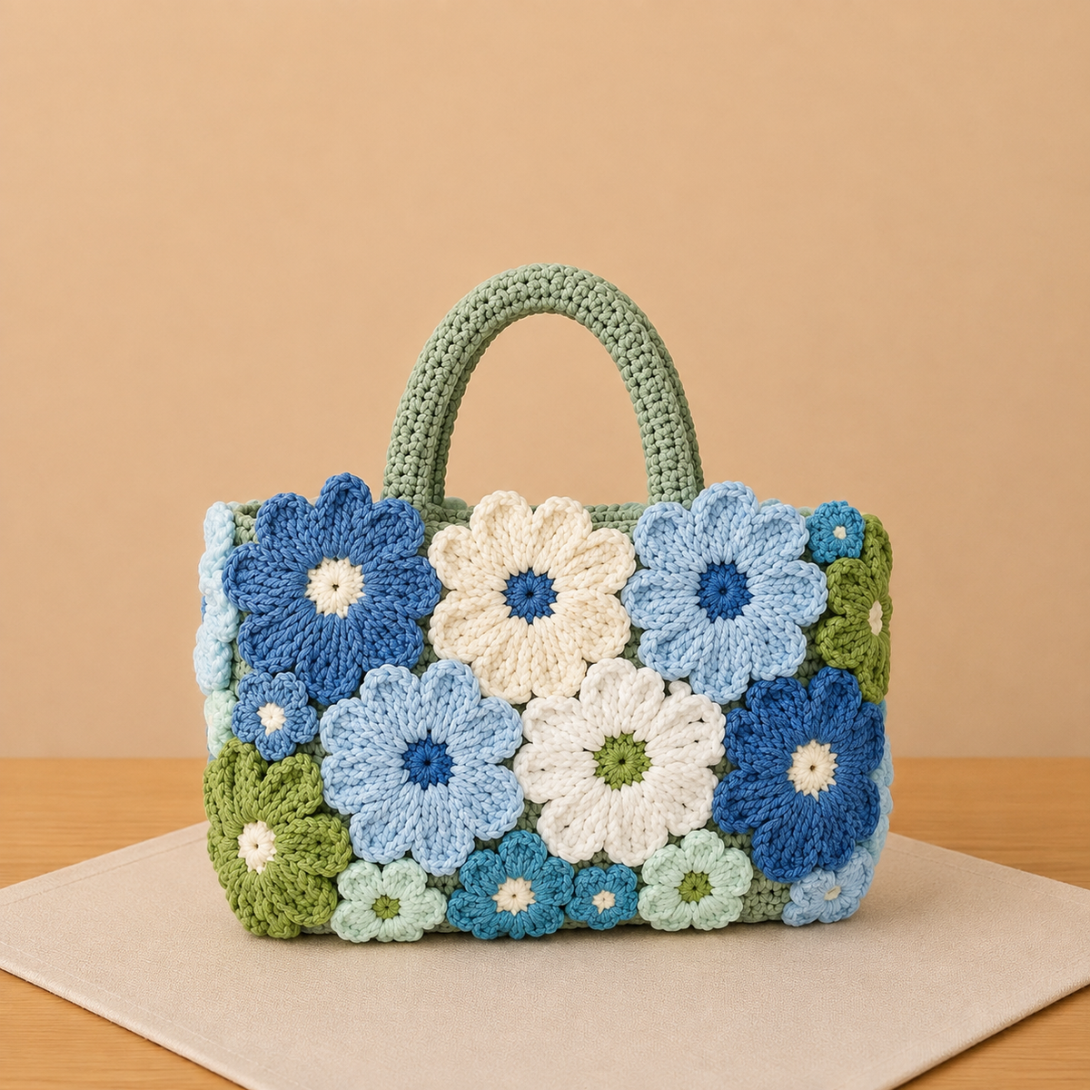 Sky Garden Crochet Bag