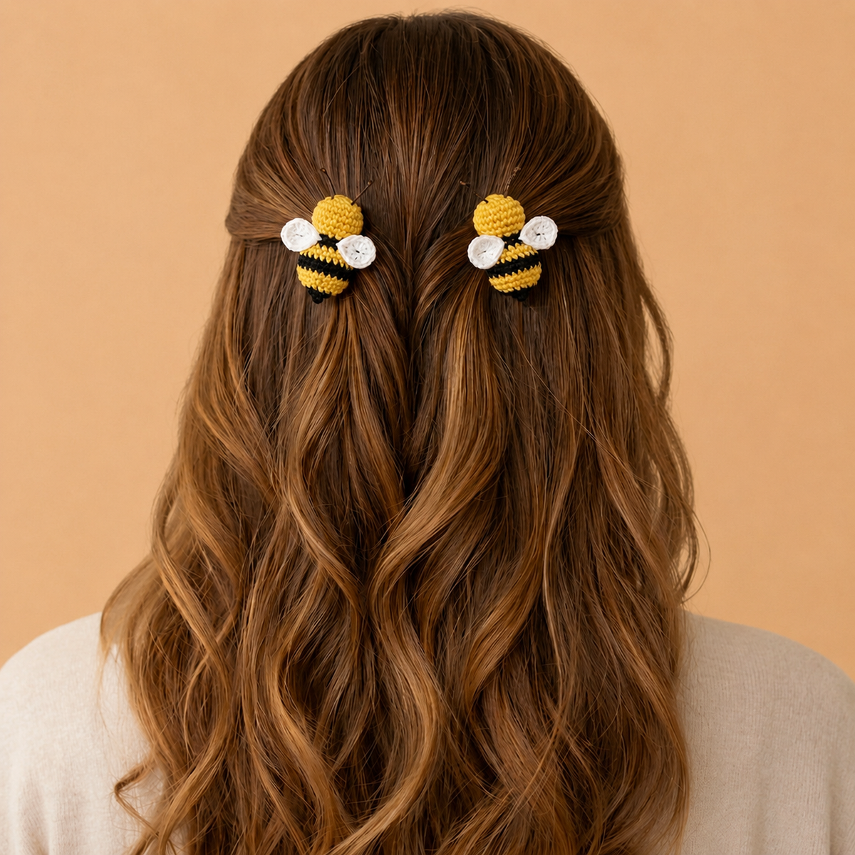 Honey Bee Hair Pins