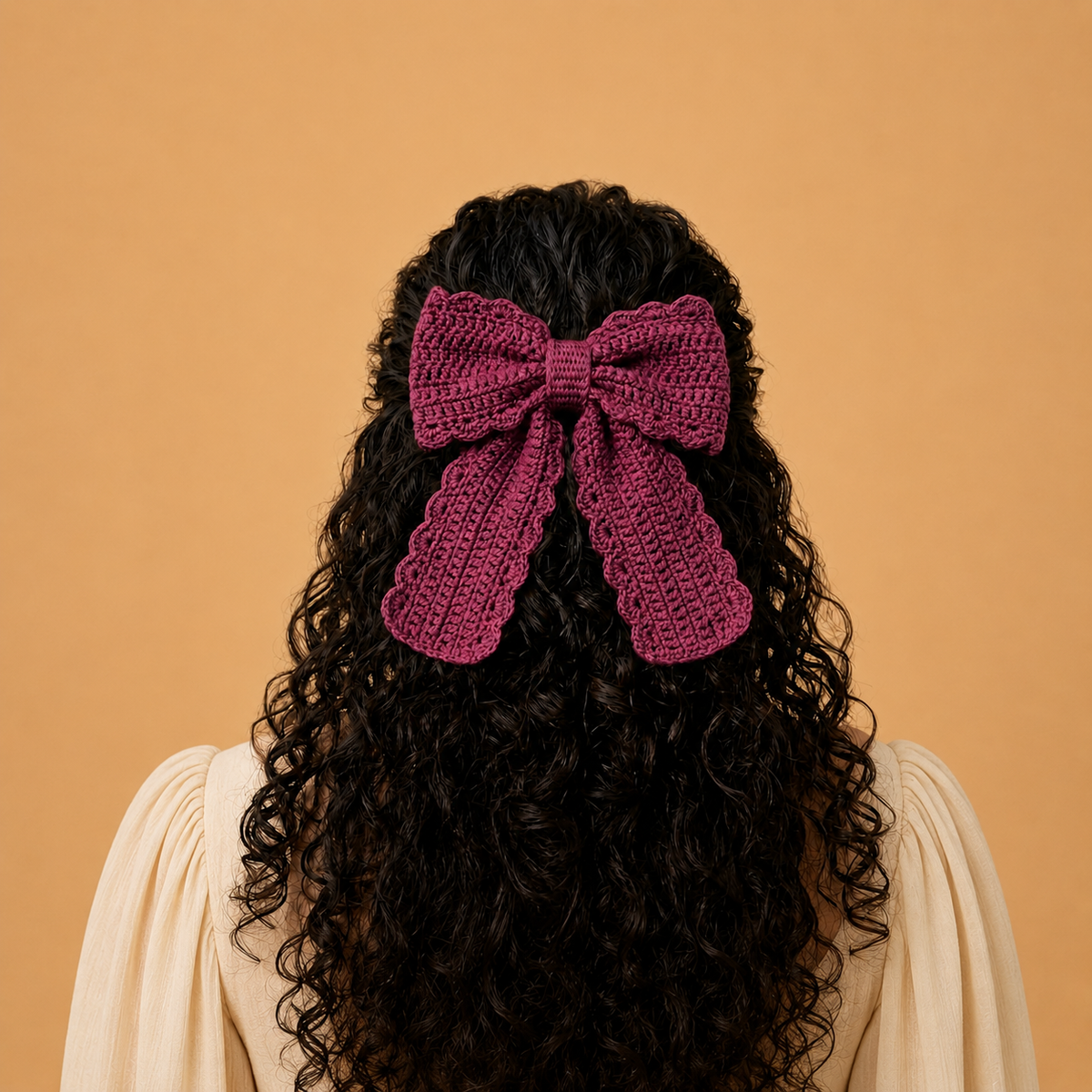 Purple Charm Hair Pin