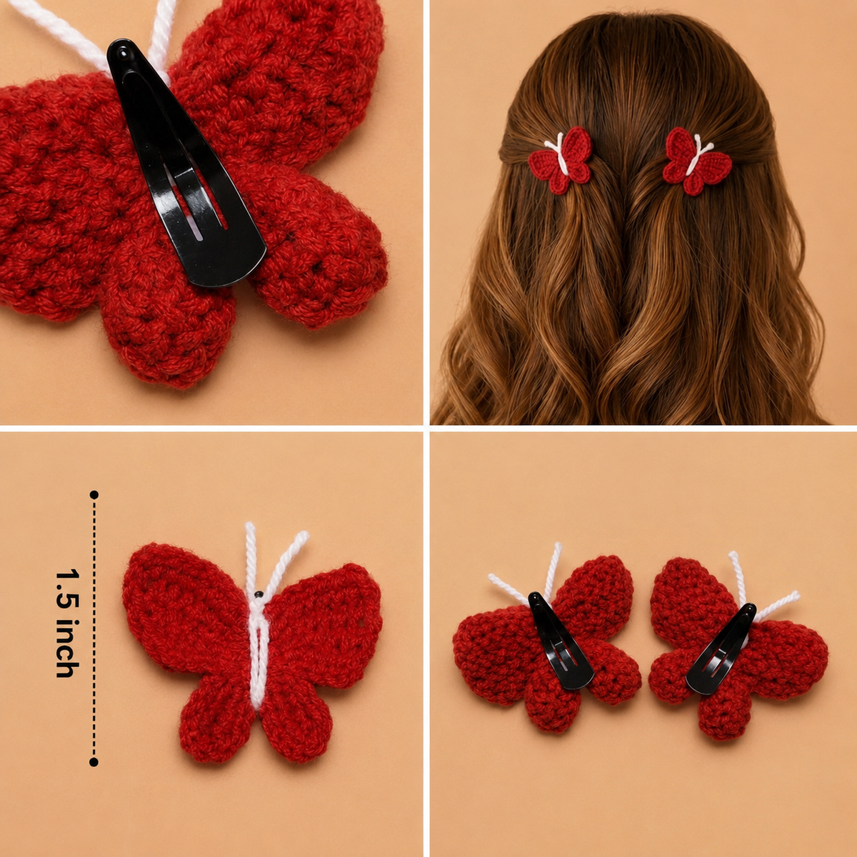 Honey Bee Hair Pins
