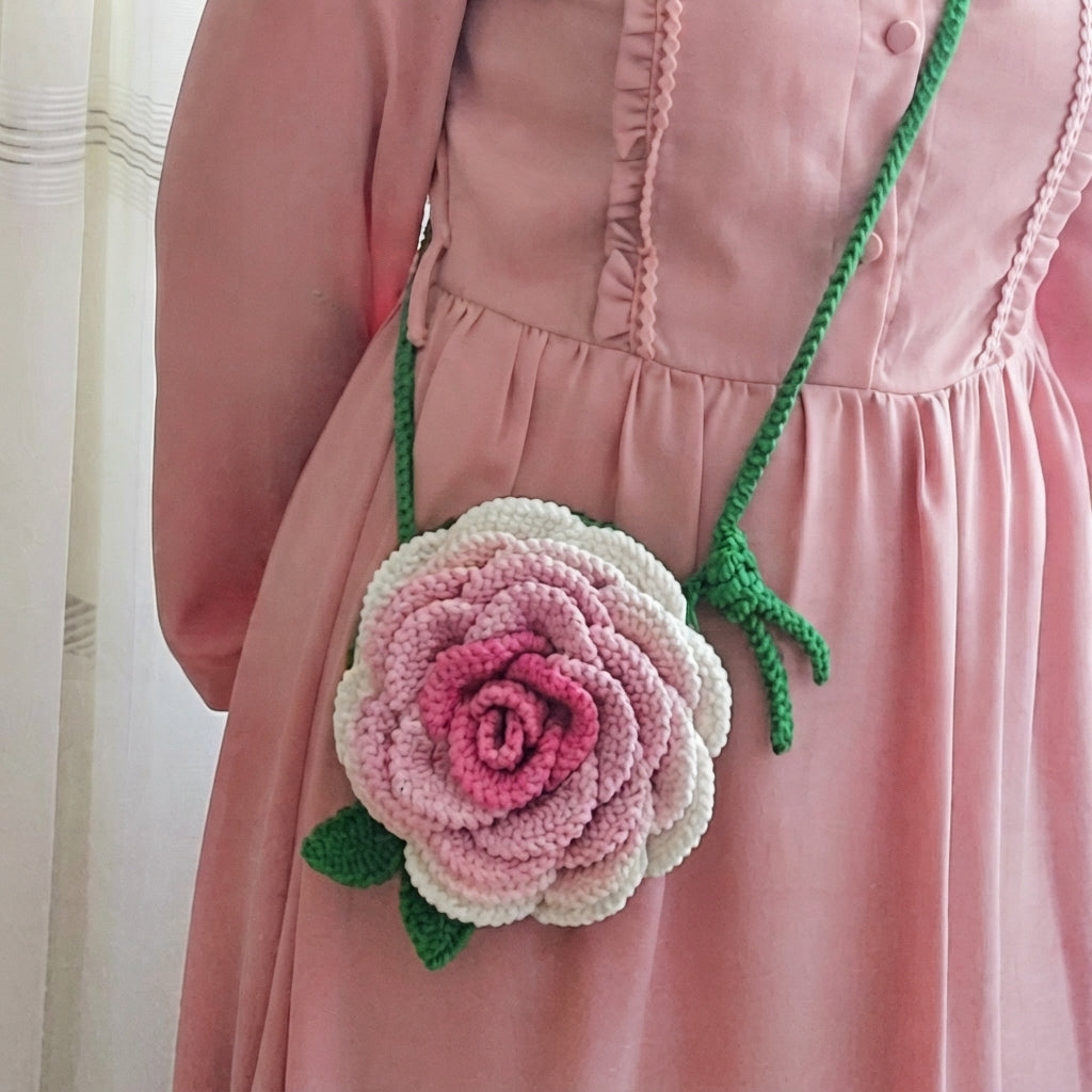 White Rose Bag