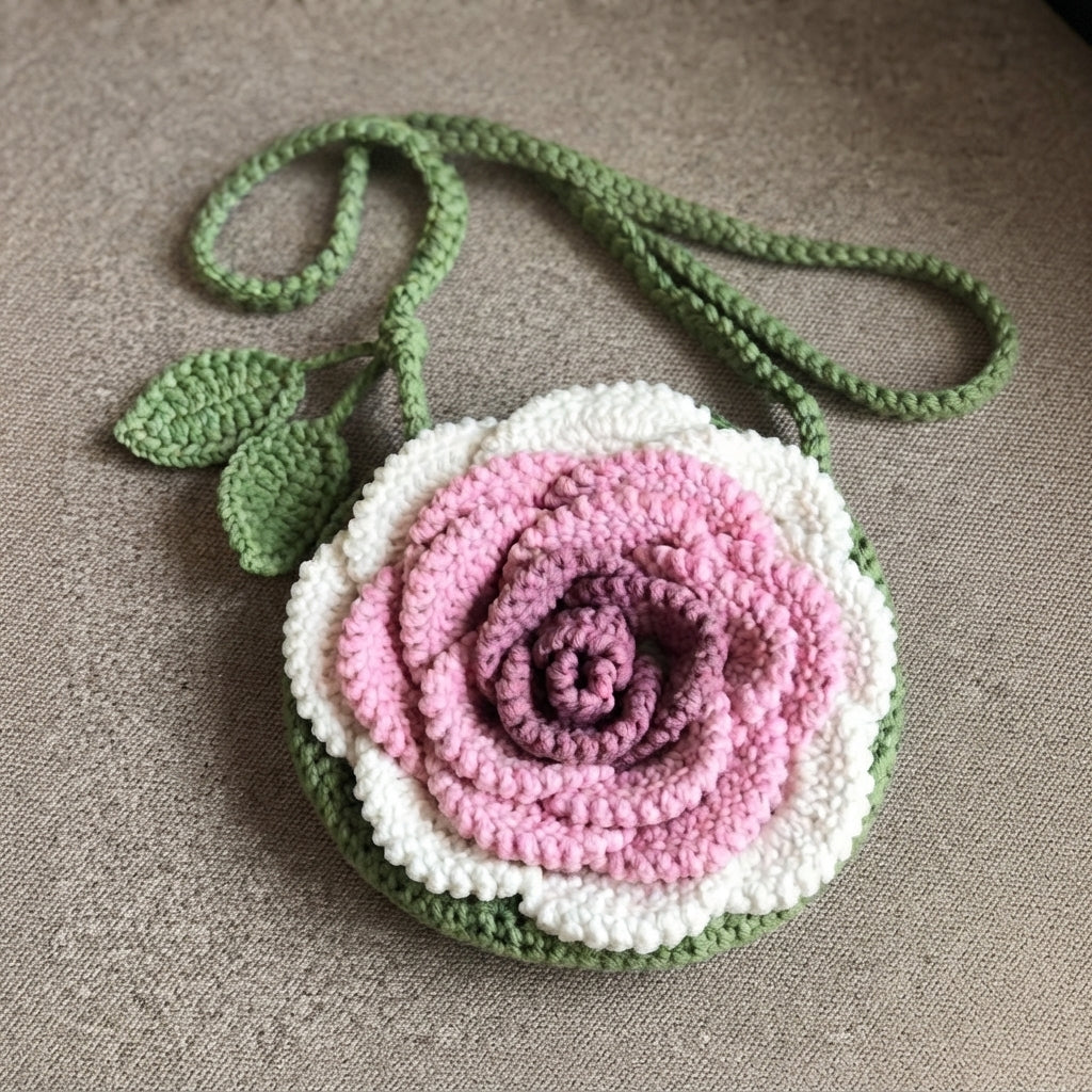 White Rose Bag