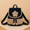 Luxe Bloom Crochet Backpack