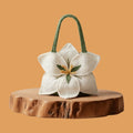 Ivory Petal Crochet Handbag